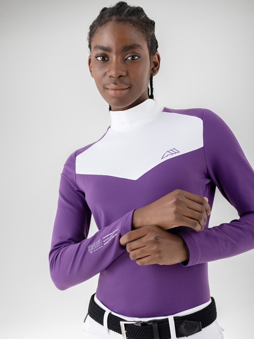 POLO GARA EQUILINE CASPE Donna, Manica Lunga 